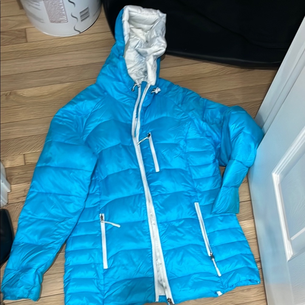 Women's Blue Puffer Jacket